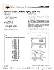 EDI8F321024C20MNC datasheet pdf White Electronic Designs