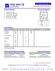 SMJ1001-7B datasheet pdf WJ Communications