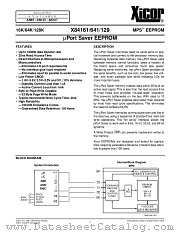 X84129P-1,8 datasheet pdf Xicor