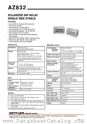 AZ832-2C-48DME datasheet pdf ZETTLER electronics