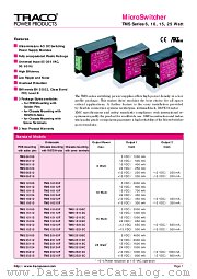 TMS25105F datasheet pdf Traco Electronic AG