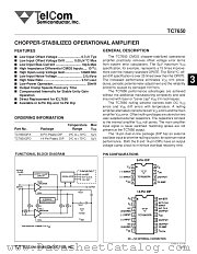 TC7650CPD datasheet pdf TelCom Semiconductor