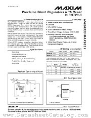 MAX6331UR-T datasheet pdf MAXIM - Dallas Semiconductor