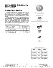 SN74LS368AN datasheet pdf ON Semiconductor