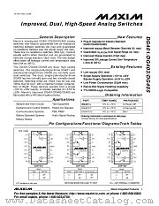 DG401DK datasheet pdf MAXIM - Dallas Semiconductor