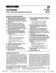 AM79C960KC datasheet pdf Advanced Micro Devices