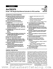 AM79C970 datasheet pdf Advanced Micro Devices