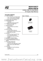 M28W160ECB85ZB1E datasheet pdf ST Microelectronics
