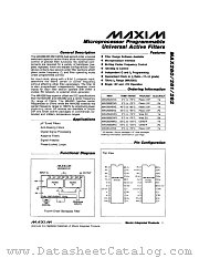 MAX261ACWG datasheet pdf MAXIM - Dallas Semiconductor