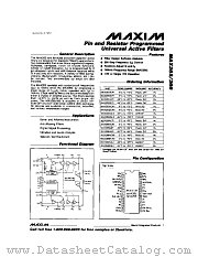 MAX265BMJI datasheet pdf MAXIM - Dallas Semiconductor