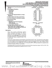 SN54ALS323FK datasheet pdf Texas Instruments