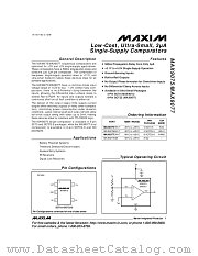MAX9077ESA datasheet pdf MAXIM - Dallas Semiconductor