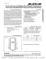 MAX3320_CAP datasheet pdf MAXIM - Dallas Semiconductor