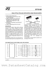 ST75185 datasheet pdf ST Microelectronics