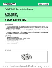 FAR-F5CM-947M50-B262 datasheet pdf Fujitsu Microelectronics