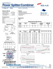 SCA-4-20 datasheet pdf Mini-Circuits