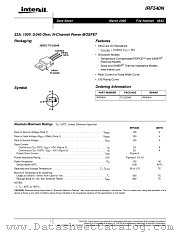 IRF540N datasheet pdf Intersil