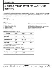 BD6660FV datasheet pdf ROHM