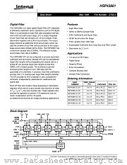 HSP43881GC-30 datasheet pdf Intersil