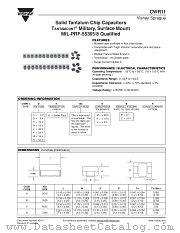 CWR11DH155MCA datasheet pdf Vishay
