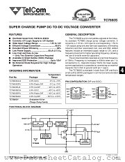 TC7660SEJA datasheet pdf TelCom Semiconductor