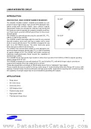 KA2655D datasheet pdf Samsung Electronic
