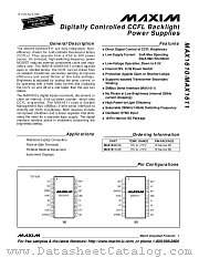MAX1611CSE datasheet pdf MAXIM - Dallas Semiconductor