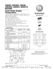 LM239AD datasheet pdf ON Semiconductor