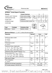 BSO615 datasheet pdf Infineon