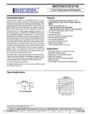 MIC37100-1.5BS datasheet pdf Micrel Semiconductor