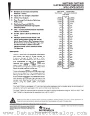 74ACT16543DGG datasheet pdf Texas Instruments