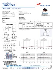 TCBT-2R5G datasheet pdf Mini-Circuits