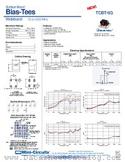 TCBT-6G datasheet pdf Mini-Circuits