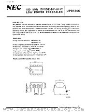 UPB556C datasheet pdf NEC