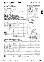 1DI300M-120 datasheet pdf Fuji Electric