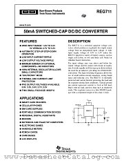 REG711EA-5 datasheet pdf Texas Instruments