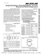 MAX961ESA datasheet pdf MAXIM - Dallas Semiconductor