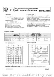 BS616LV4025DI datasheet pdf Brilliance Semiconductor
