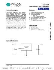 AAT4250IJS-T1 datasheet pdf ANALOGIC TECH