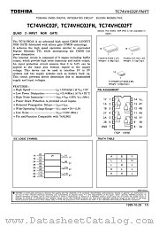 TC74VHC02 datasheet pdf TOSHIBA