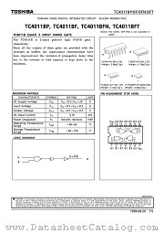TC4011 datasheet pdf TOSHIBA