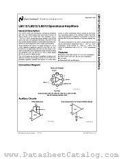 LM312H datasheet pdf National Semiconductor