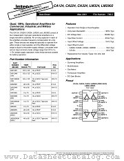 LM2902M96 datasheet pdf Intersil