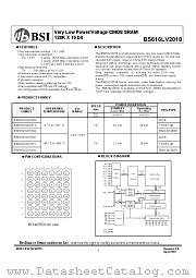 BS616LV2018AC datasheet pdf Brilliance Semiconductor