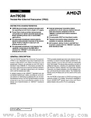 AM79C98JC datasheet pdf Advanced Micro Devices