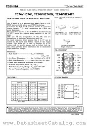 TC74VHC74 datasheet pdf TOSHIBA