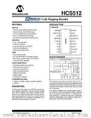 HCS512-IP datasheet pdf Microchip