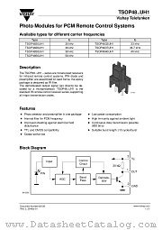 TSOP4830UH1 datasheet pdf Vishay