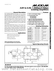 MAX3265CUB datasheet pdf MAXIM - Dallas Semiconductor