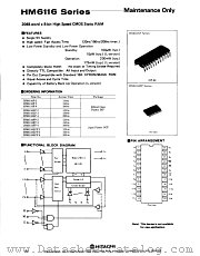 HM6116LP-4 datasheet pdf Hitachi Semiconductor
